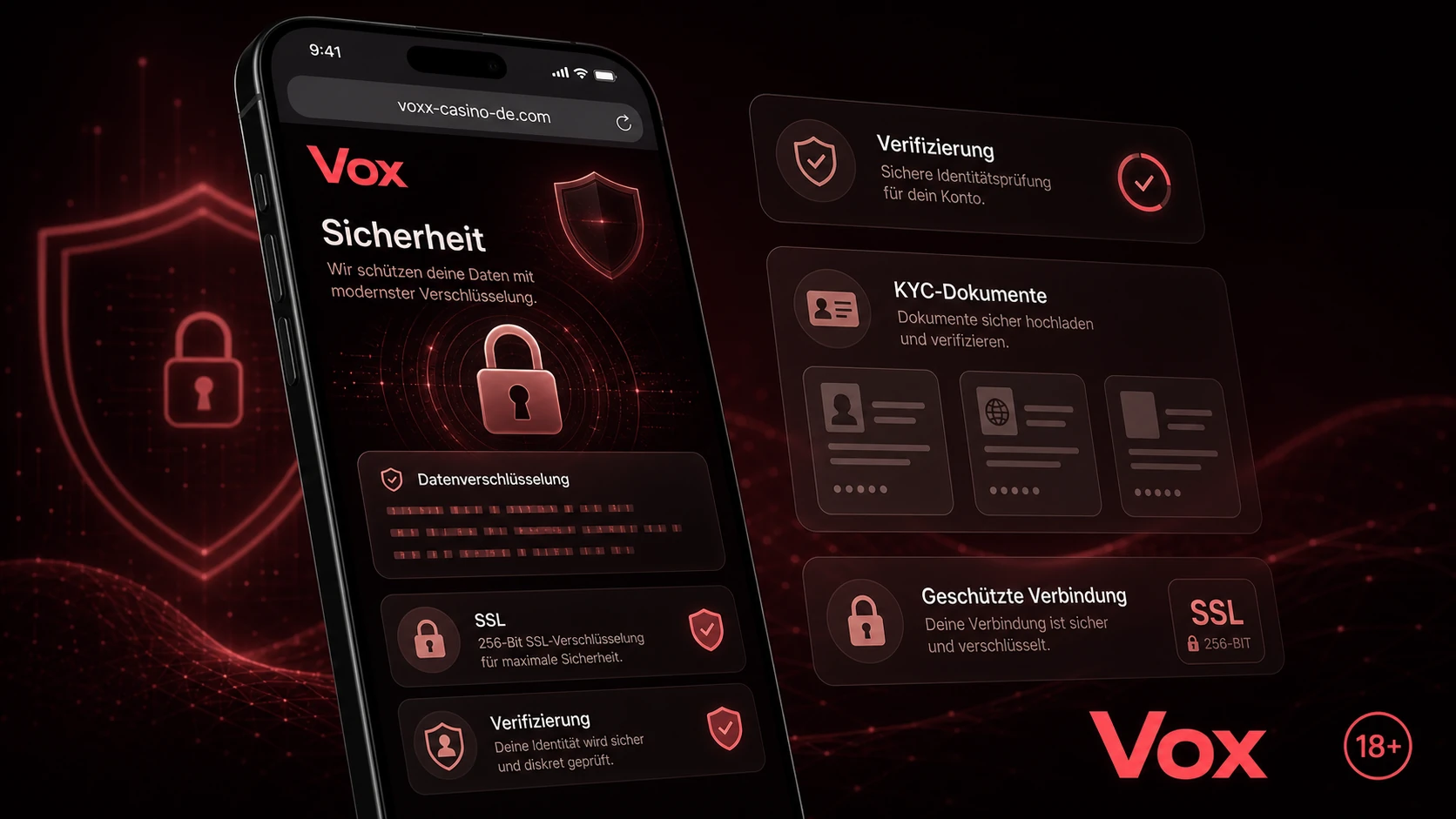 Sicherheit der Vox Casino Mobile App