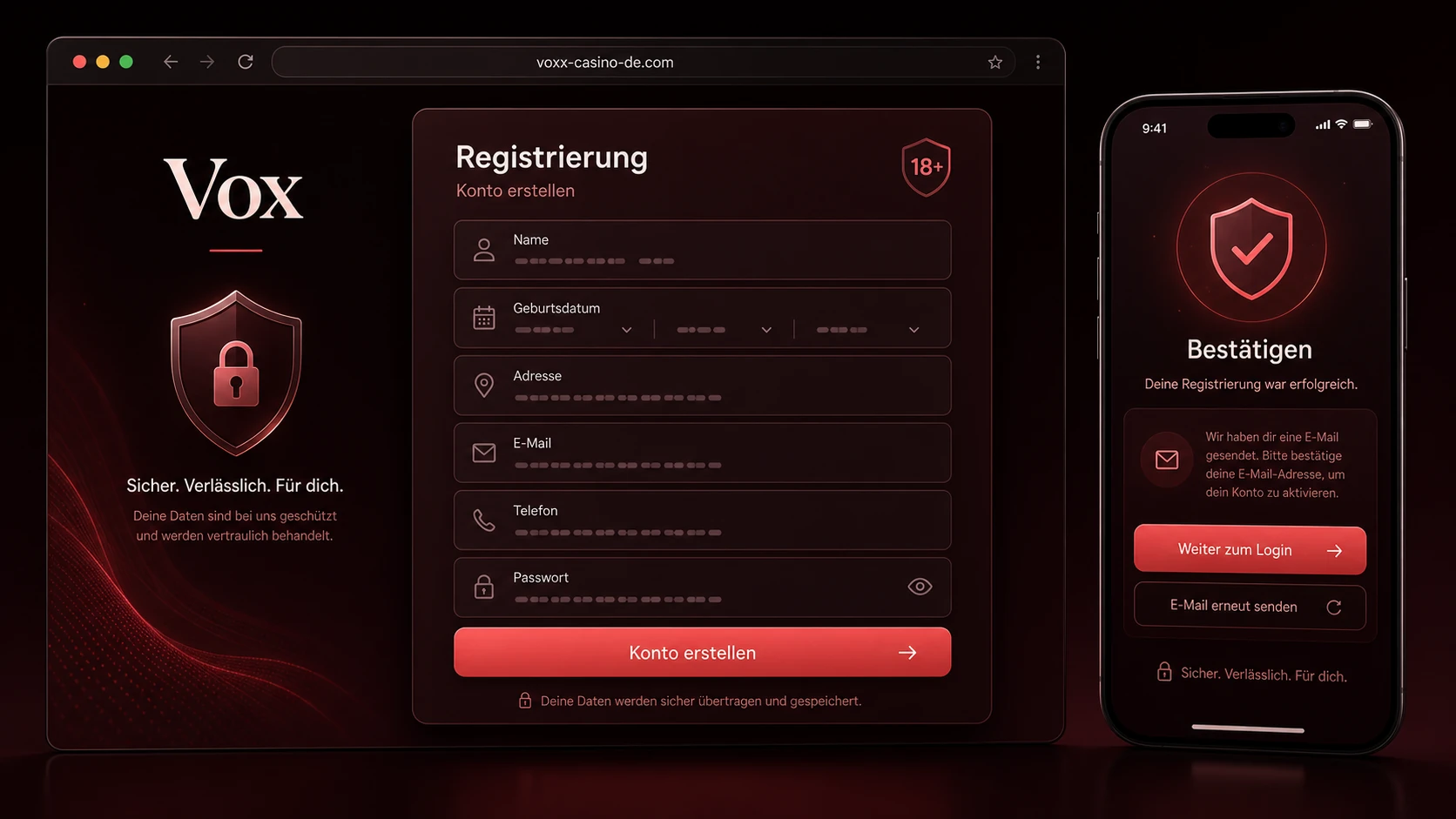 Vox Casino Registrierung
