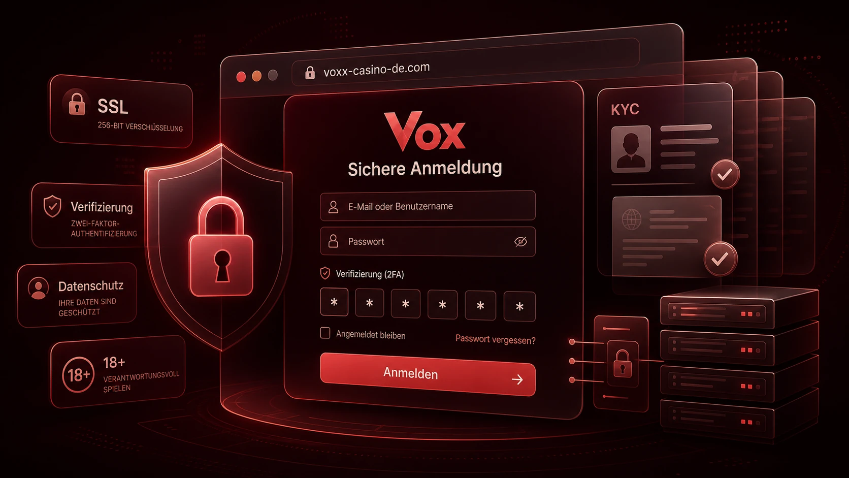 Sicherheit beim Vox Casino Login